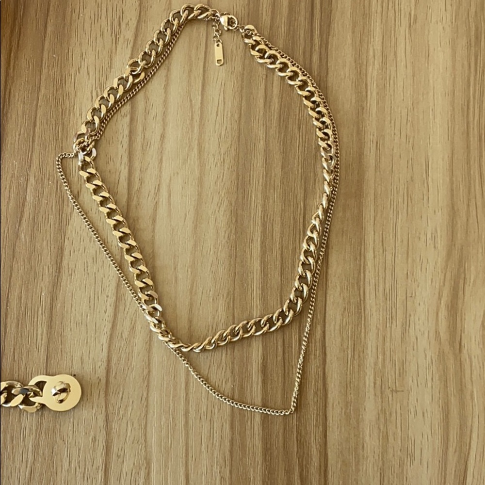 4 for $20: NWOT 80s chunky 4 pieces gold colored jewelry set